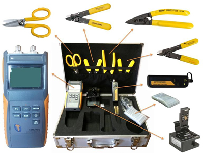 foto Kits CMATIC para limpieza y conectorización de fibra óptica.